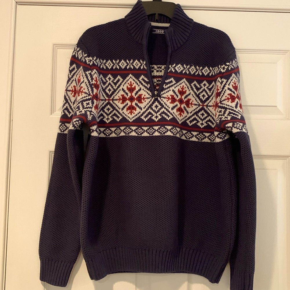 Men’s Izod 1/4 zip sweater